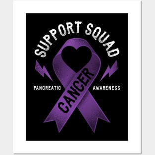 Support Squad Pancreatic Cancer Awareness Posters and Art